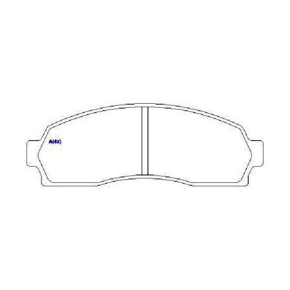 Jogo de Pastilhas de Freio Dianteira para Ford Explorer e Ranger - Syl - 1214