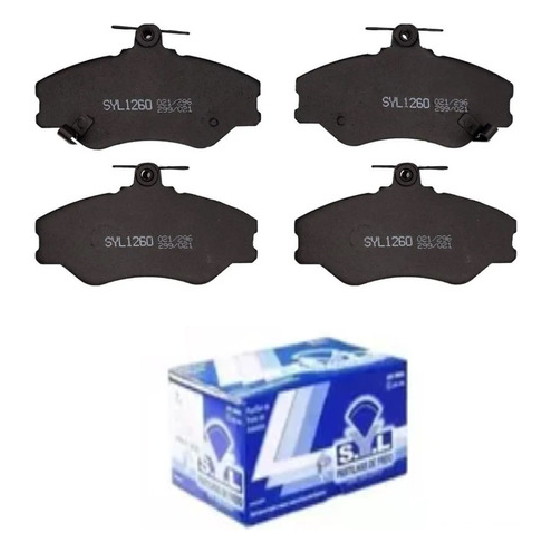 Jogo de Pastilhas de Freio Dianteira para Hyundai H 100 - Syl - 1260