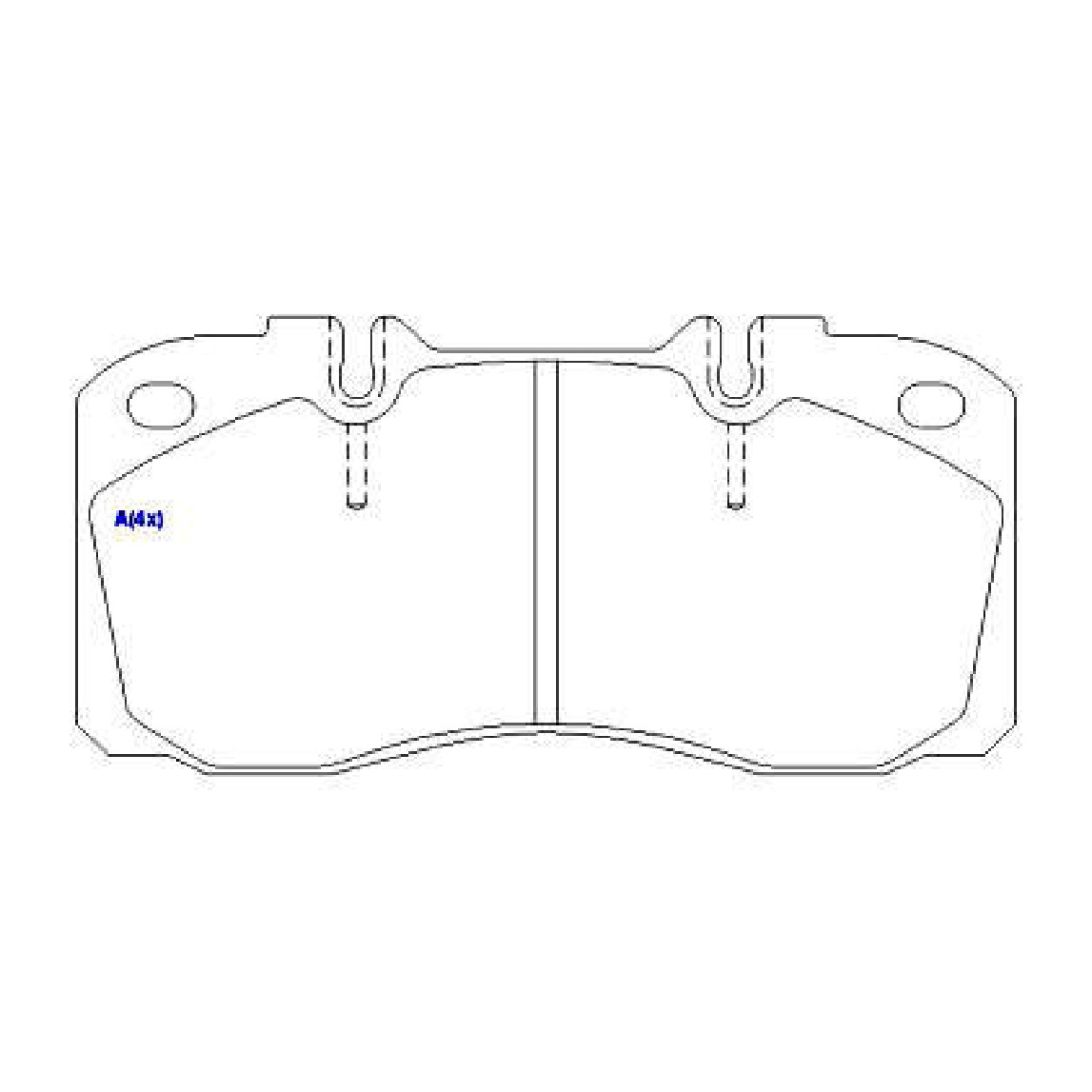 Jogo de Pastilhas de Freio Dianteira para Iveco Daily 70C16 - Syl - 1268