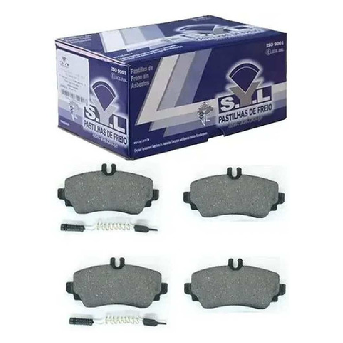 Jogo de Pastilhas de Freio Dianteira para Mercedes-Benz A 160 e A 190 - Syl - 1295