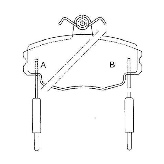 Jogo de Pastilhas de Freio Dianteira para Renault R19 e Twingo - Syl - 1342