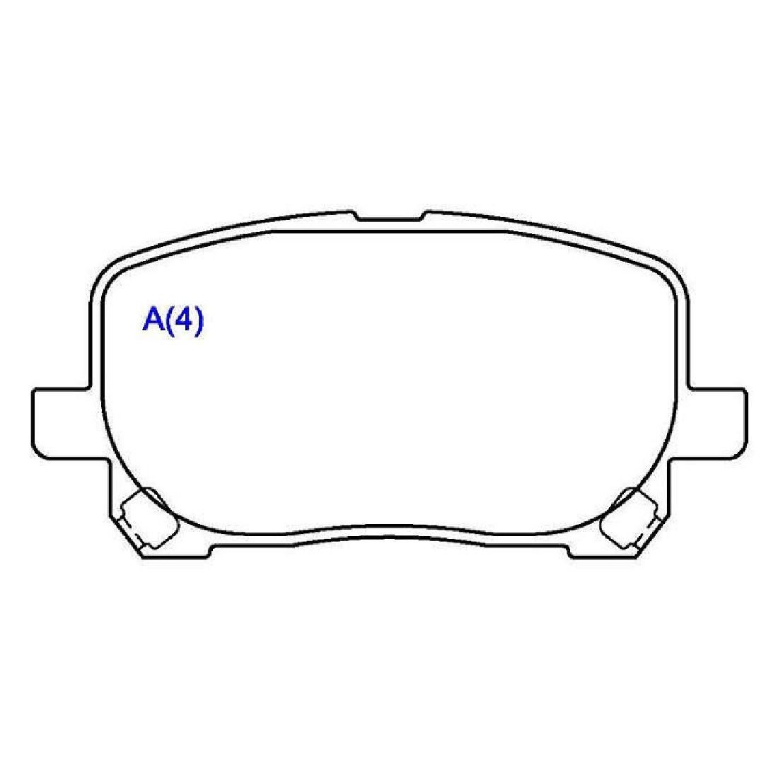 Jogo de Pastilhas de Freio Dianteira para Toyota Corolla - Syl - 1399