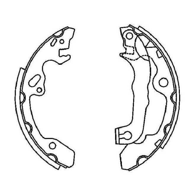 Sapata de Freio para Ford Focus - Syl - 203108