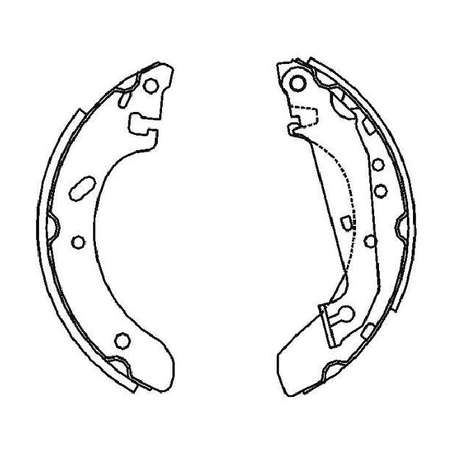 Sapata de Freio para Ford Escort e Escort SW - Syl - 203109