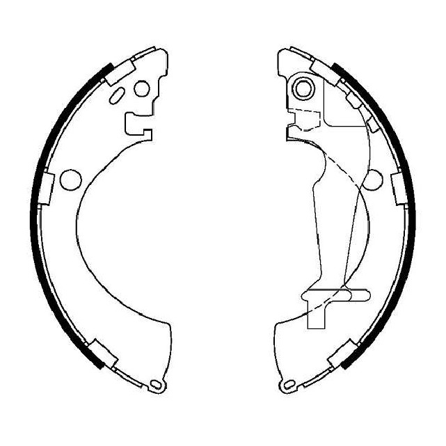 Sapata de Freio para Honda Civic - Syl - 203802