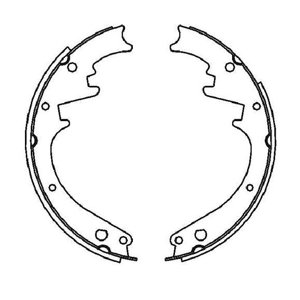 Sapata de Freio para Mercedes-Benz Sprinter 312 - Syl - 206000