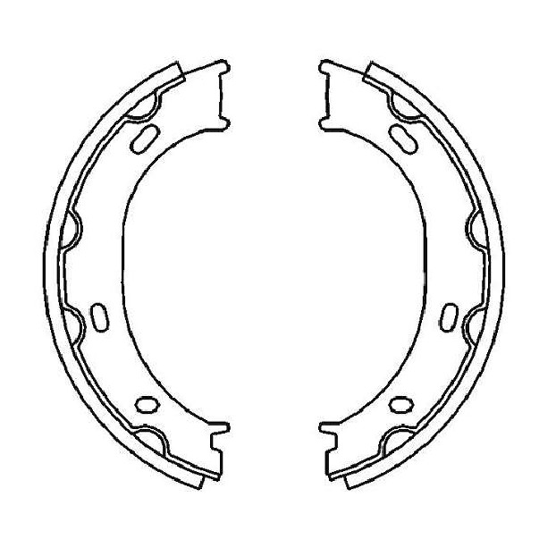 Sapata de Freio para Mercedes-Benz Sprinter 312 - Syl - 206001