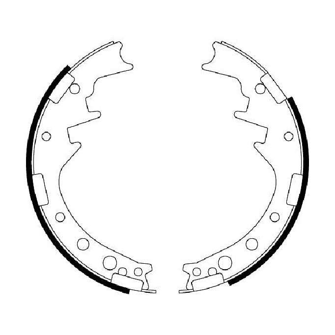 Sapata de Freio para Toyota Hilux - Syl - 208801