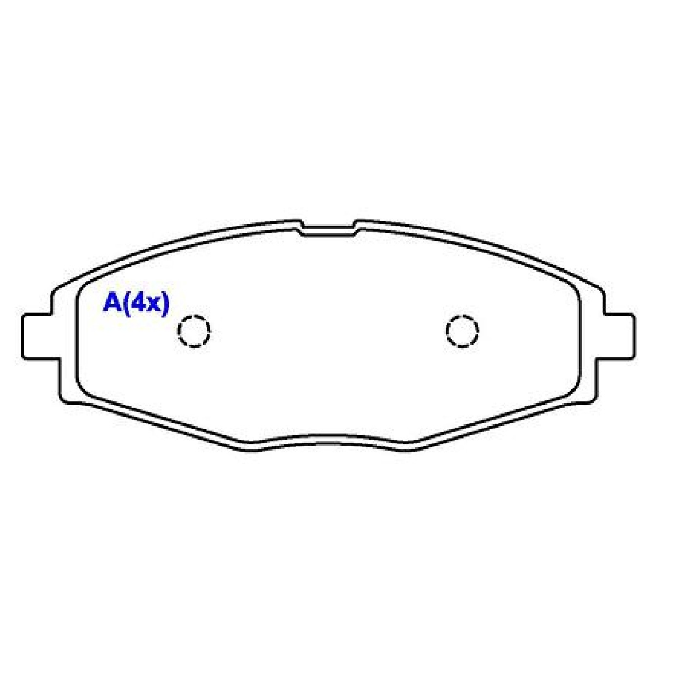 Jogo de Pastilhas de Freio Dianteira para Chery QQ - Syl - 2095