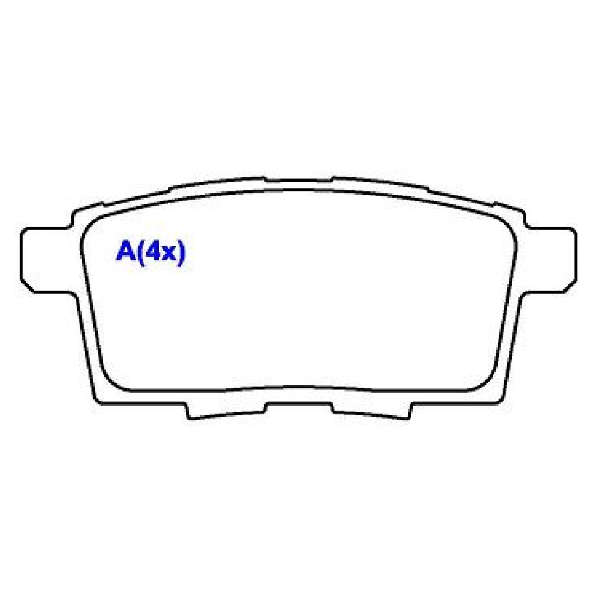 Jogo de Pastilhas de Freio Traseira para Ford Edge - Syl - 2229