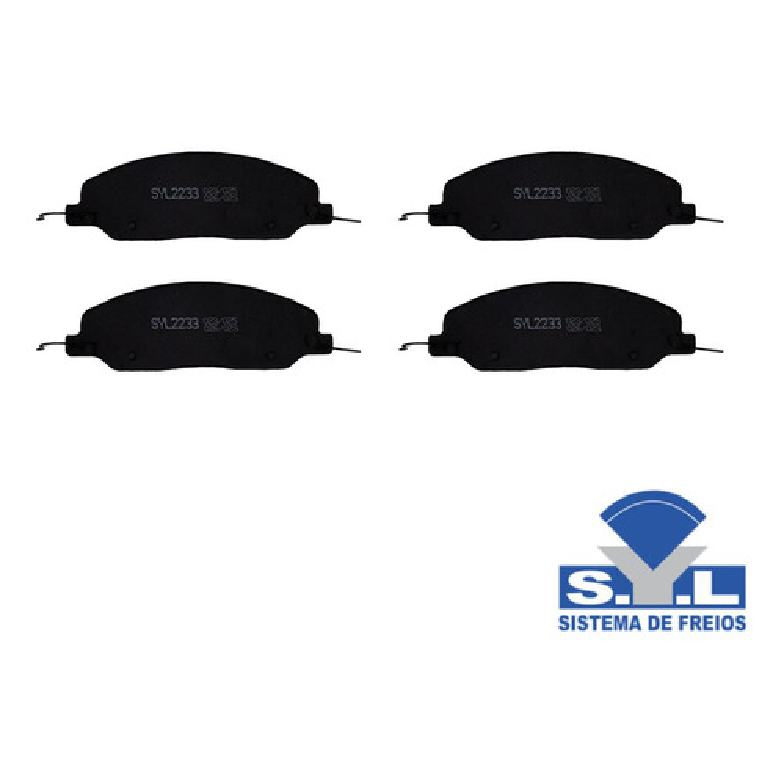Jogo de Pastilhas de Freio Dianteira para Ford Mustang - Syl - 2233