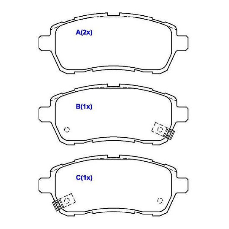 Jogo de Pastilhas de Freio Dianteira para Ford Fiesta e Suzuki Swift - Syl - 2235