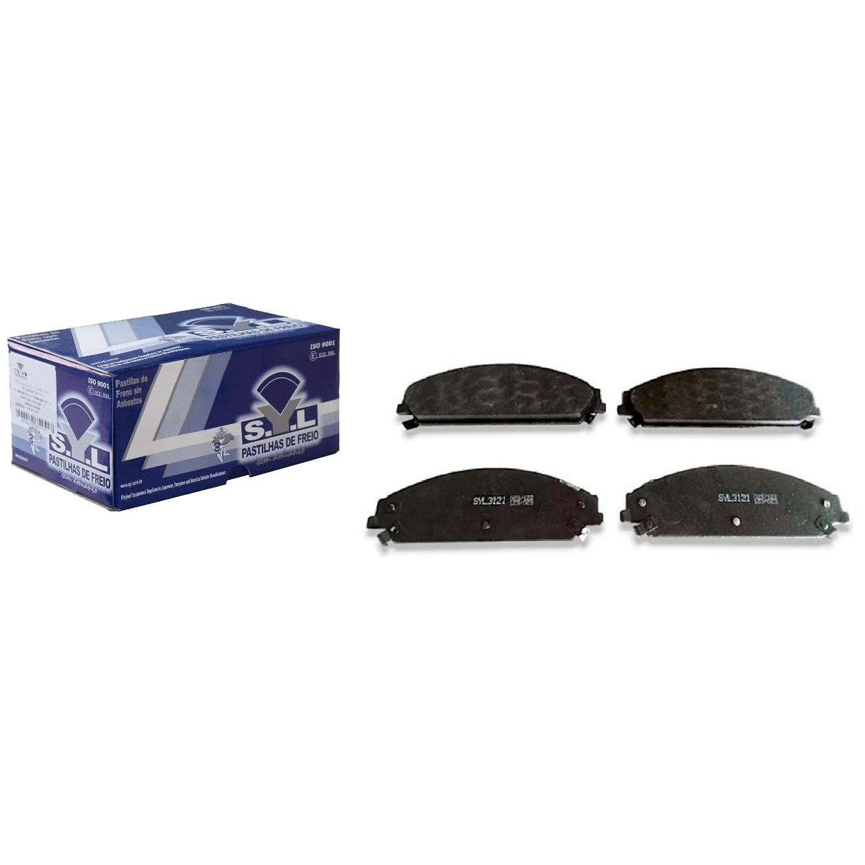 Jogo de Pastilhas de Freio Dianteira para Chrysler 300C - Syl - 3121