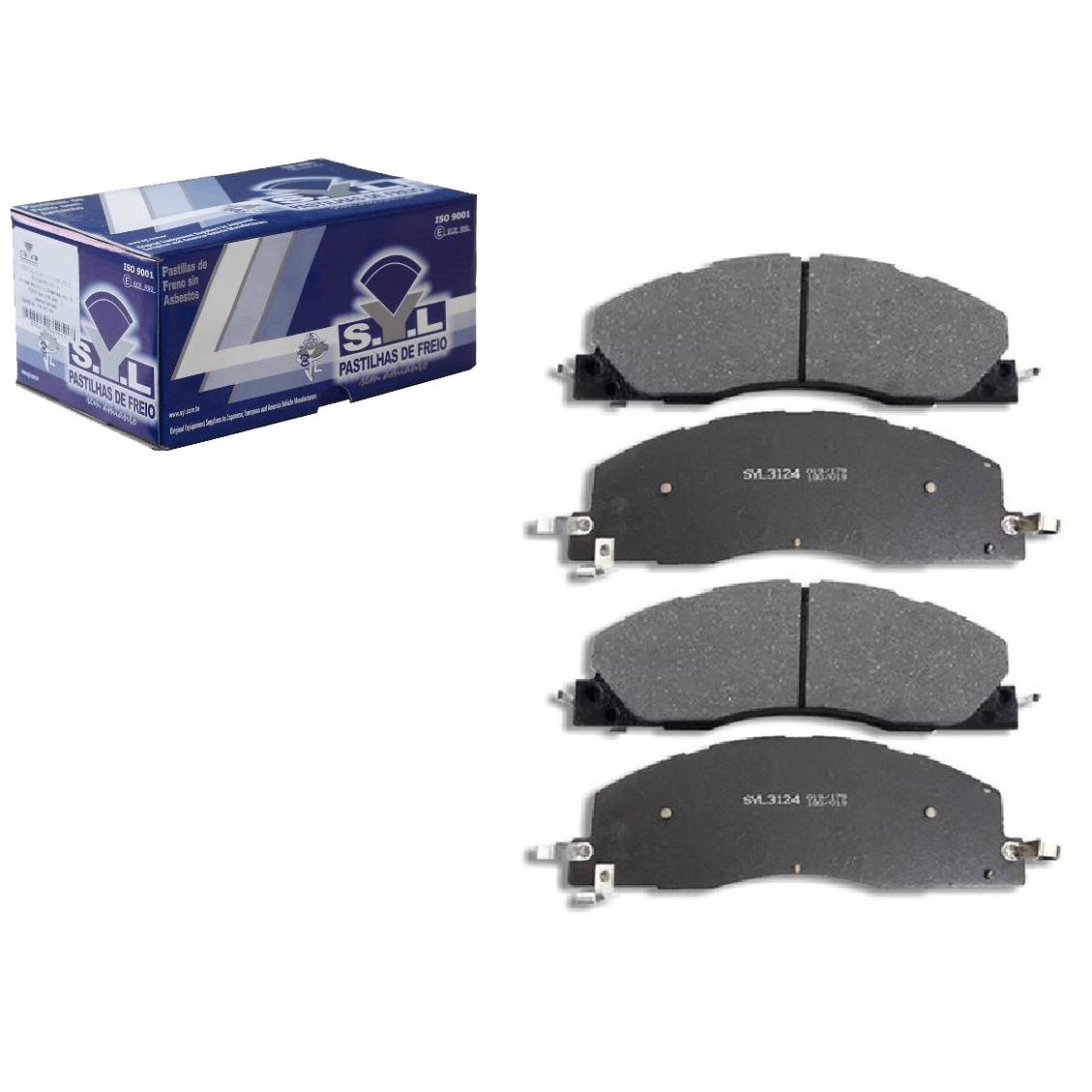Jogo de Pastilhas de Freio Dianteira para Dodge RAM 2500 - Syl - 3124