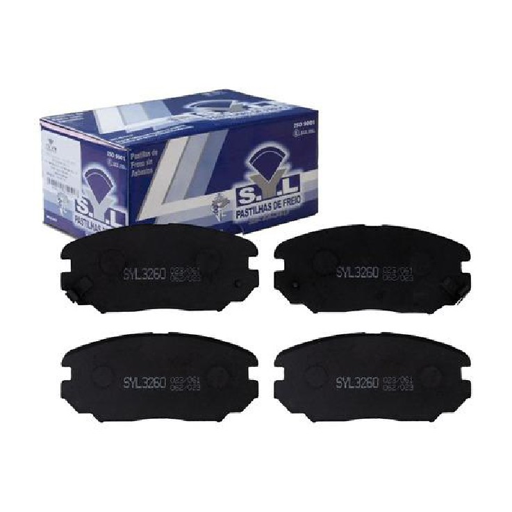 Jogo de Pastilhas de Freio Dianteira para Hyundai Azera e Sonata - Syl - 3260