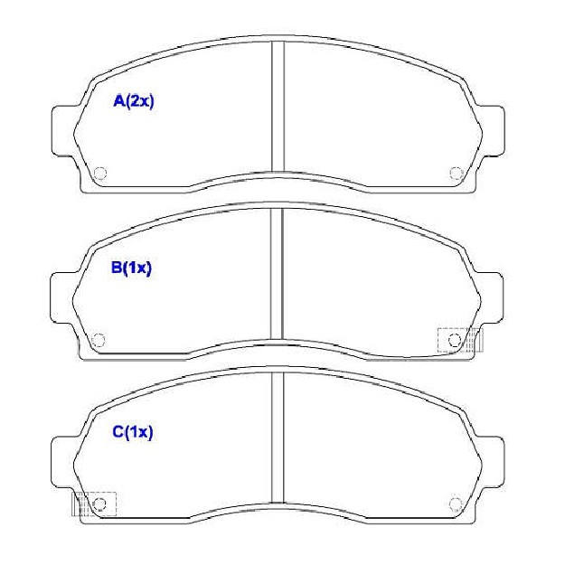 Jogo de Pastilhas de Freio Dianteira para Ford Explorer - Syl - 3285