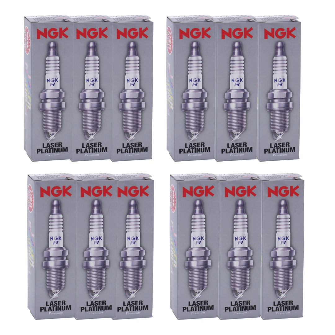 Jogo 12 Velas Ignição Laser Platinum - Ngk - PZFR6J-11