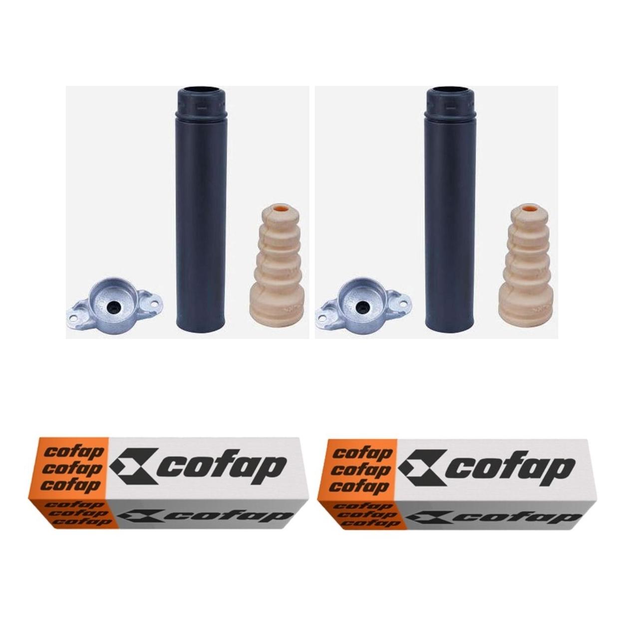 Par Kit do Amortecedor Batente Coifa Coxim Traseiro - Cofap - Tkc08115