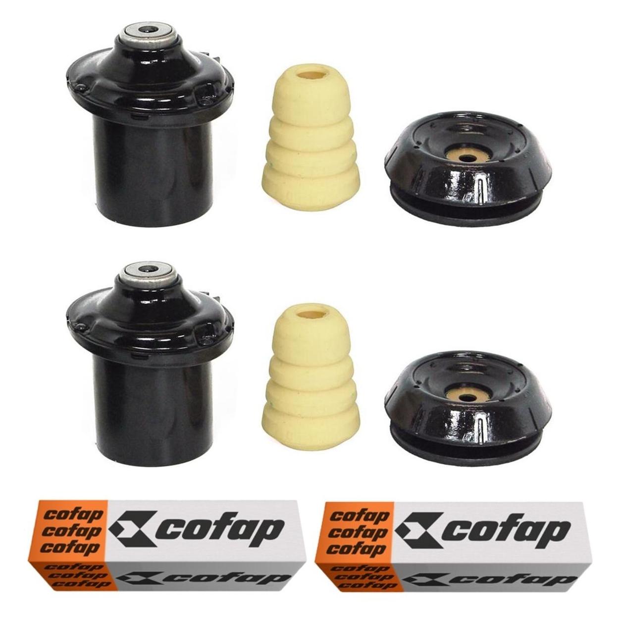 Par Kit do Amortecedor Rolamento Batente Coifa Coxim Dianteiro - Cofap - Tkc04108