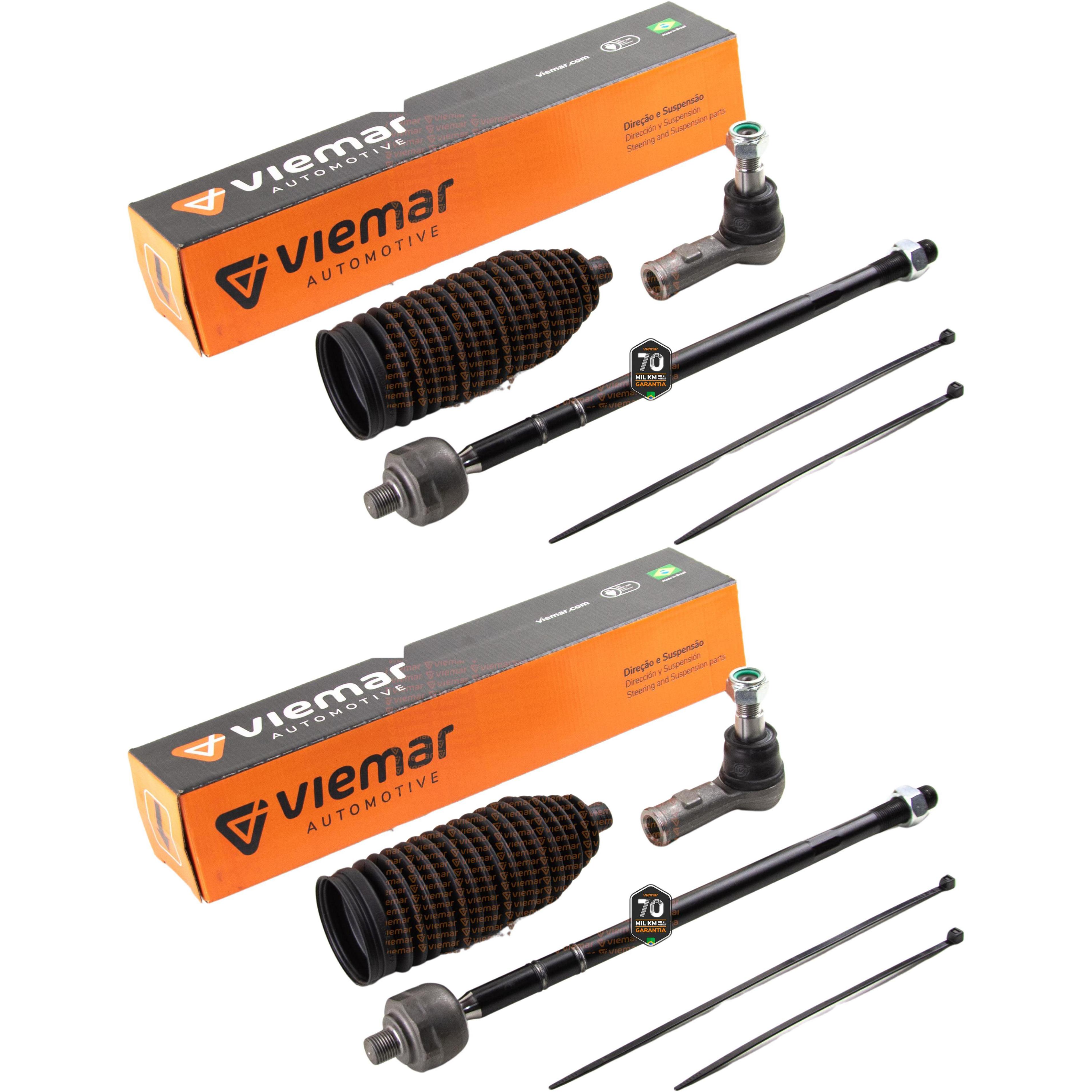 Par de Terminais de Direção e Axial - Viemar - 750218
