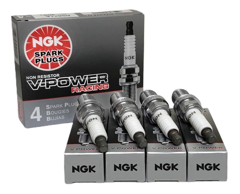 Jogo de 4 Velas de Ignição V-Power - Isuzu Hombre - NGK - TR5-1