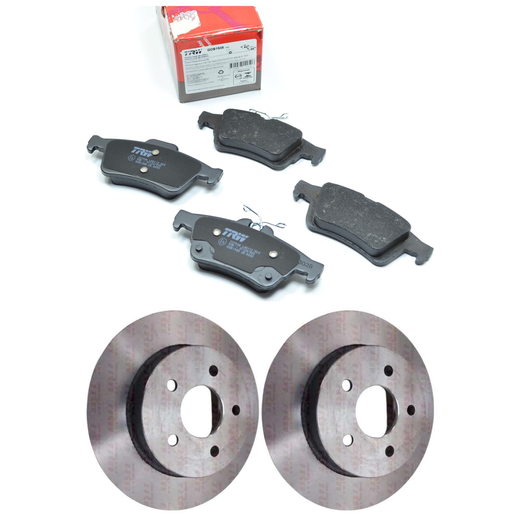 Kit Disco e Pastilha Traseira - TRW - GDB1938 - RPDI04560