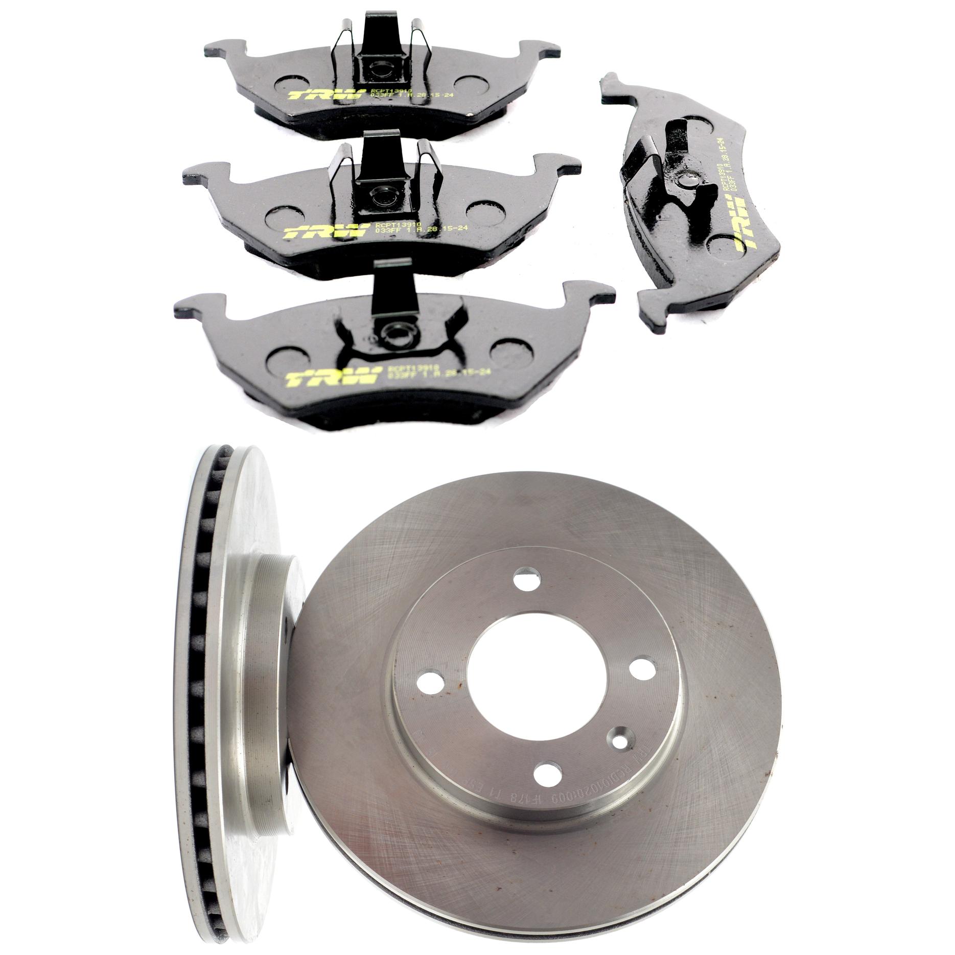 Kit Disco e Pastilha Dianteira - TRW - RCPT13910 - RCDI01020