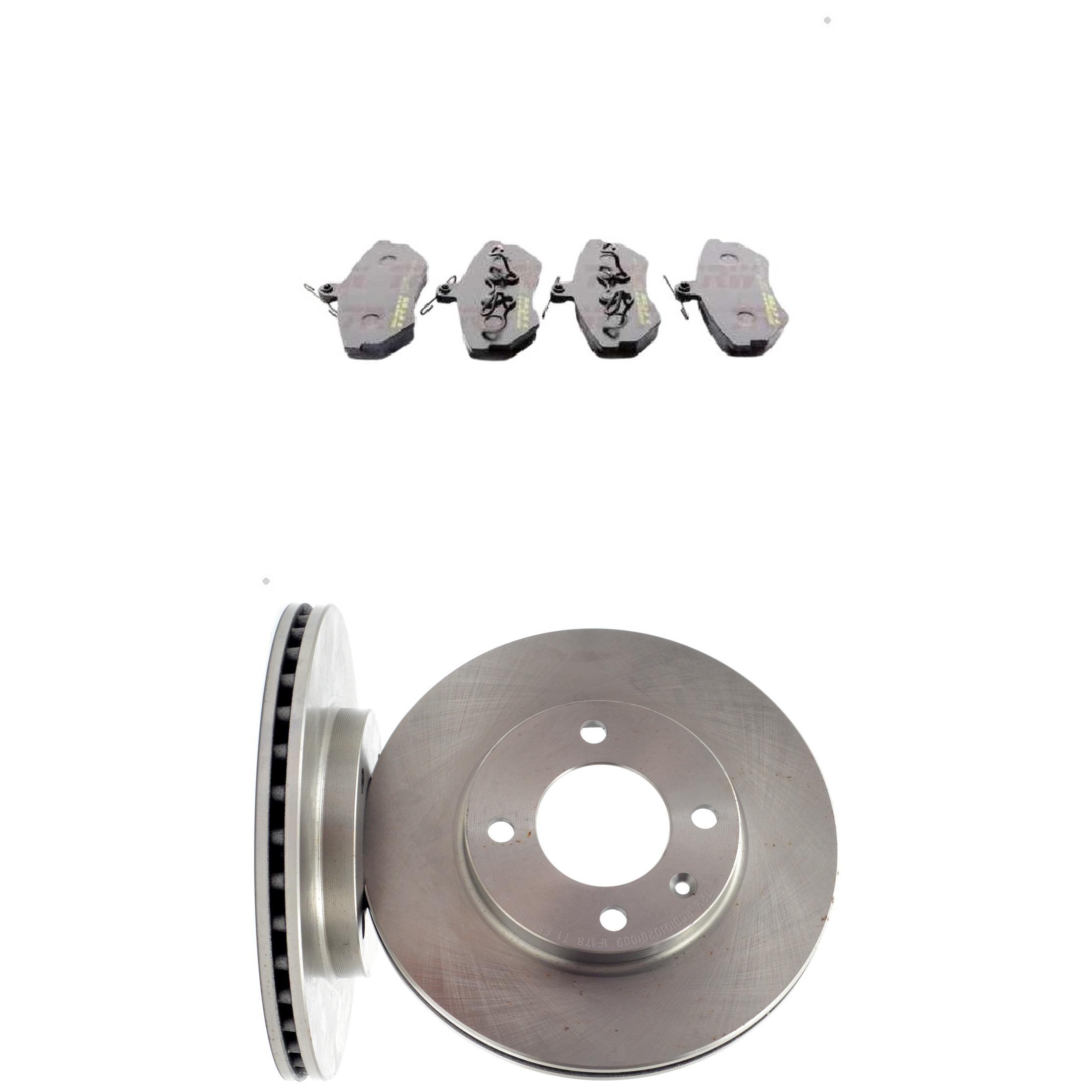 Kit Disco e Pastilha Dianteira - TRW - RCPT01390 - RCDI01020