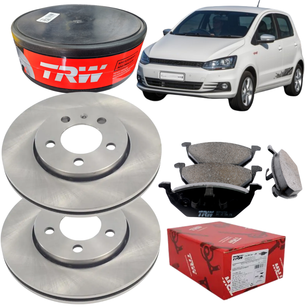 Kit Disco e Pastilha Dianteira - TRW - RCPT02720 - RCDI01740