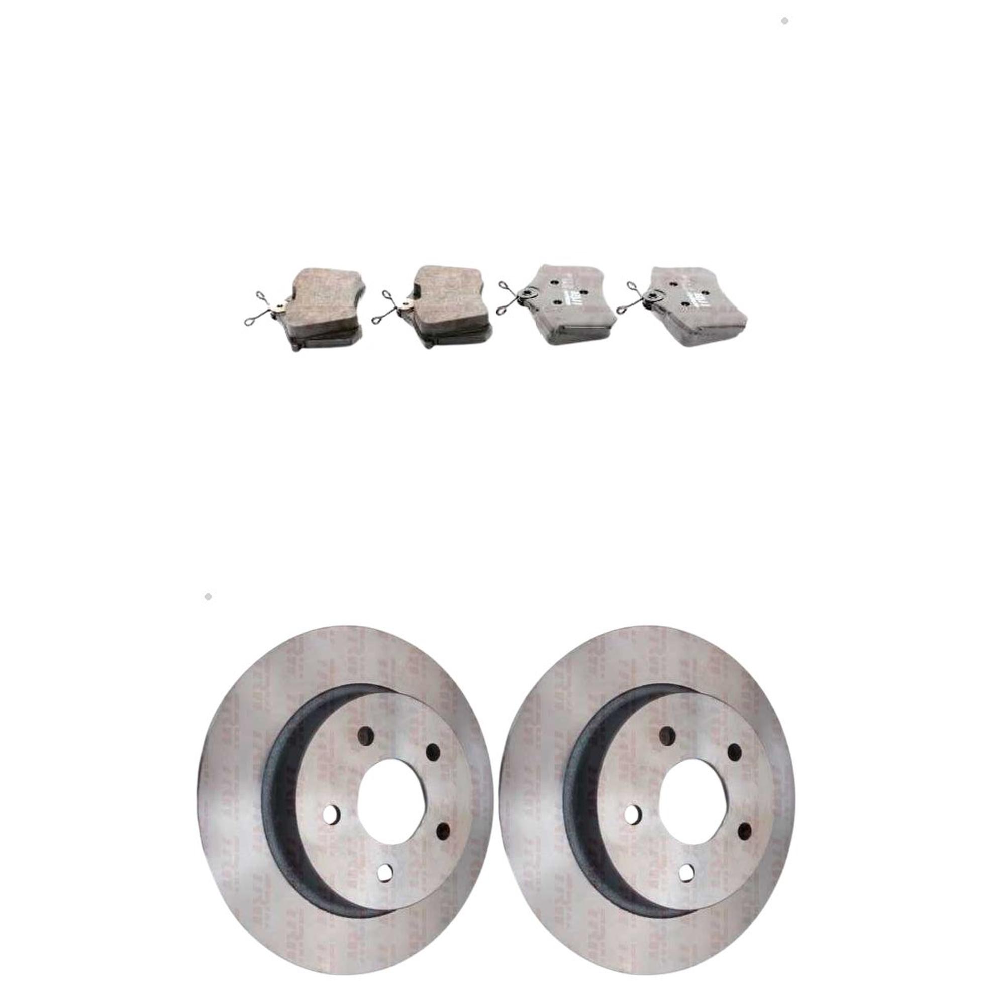 Kit Disco e Pastilha Traseira - TRW - RCPT08530 - RPDI04180