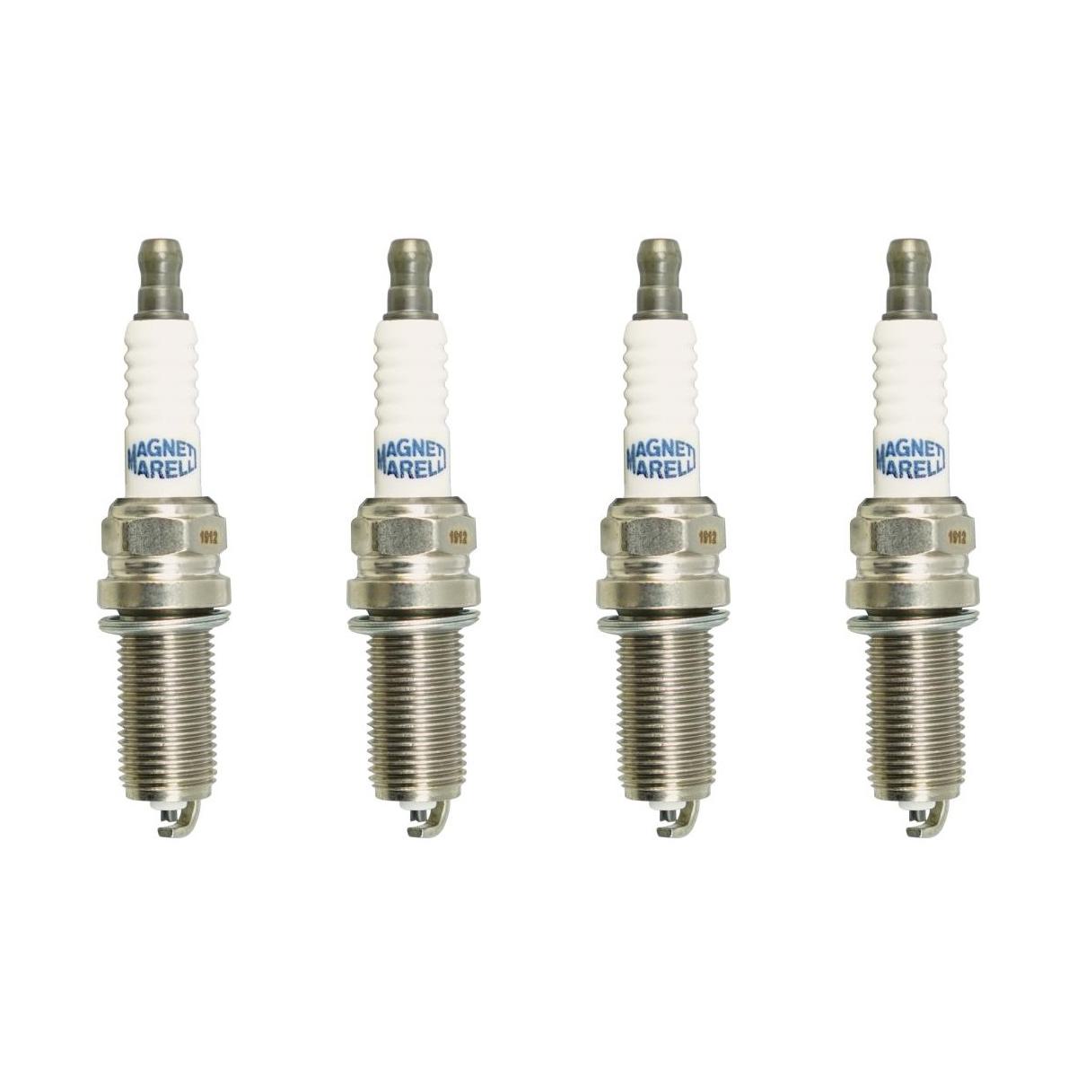 Kit 4 Vela Ignição V-Form - Magneti Marelli - KH6RFMM