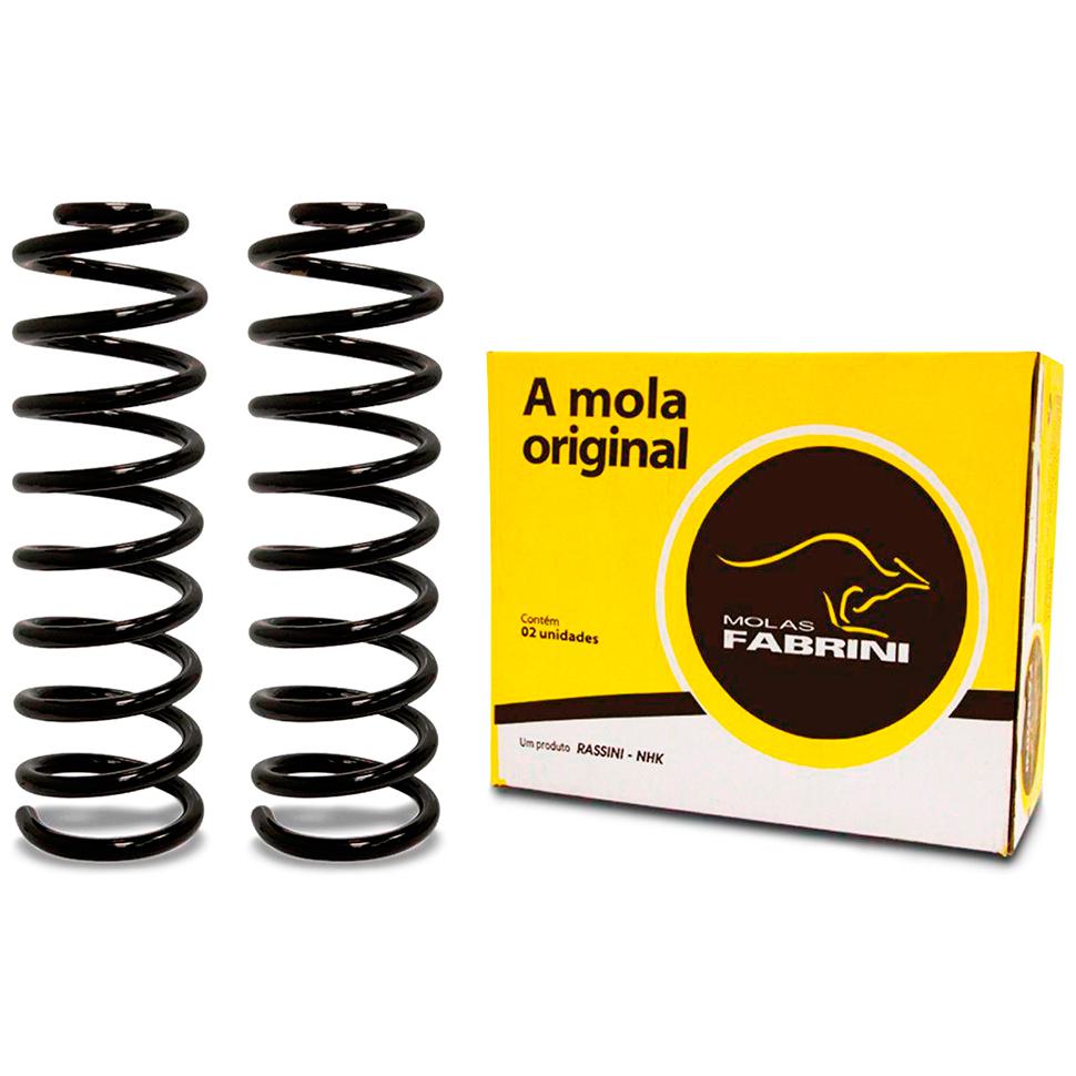 Par Mola de Suspensão Dianteira Helicoidal - Fabrini - I-CH0079