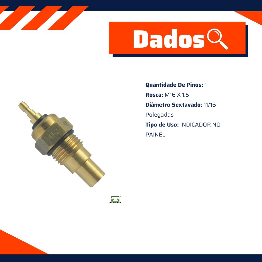Sensor Temperatura Painel para Suzuki Grand Vitara e Samurai - MTE-THOMSON - 3052