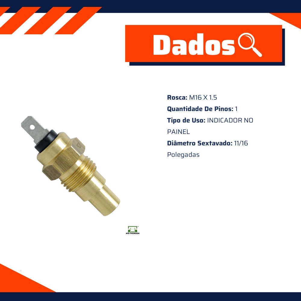 Sensor Temperatura Painel para Toyota Bandeirante - MTE-THOMSON - 3197