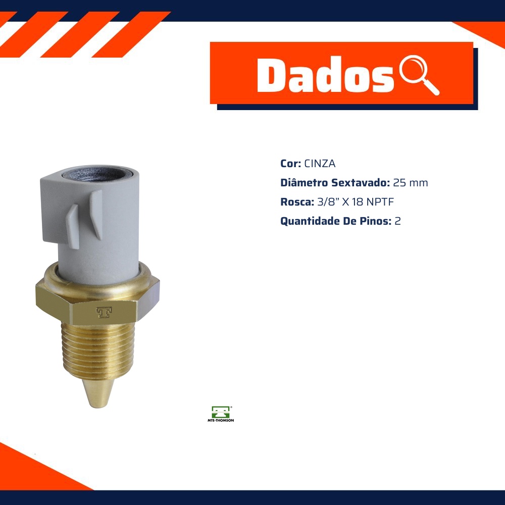 Sensor de Temperatura da Água - MTE - 4041