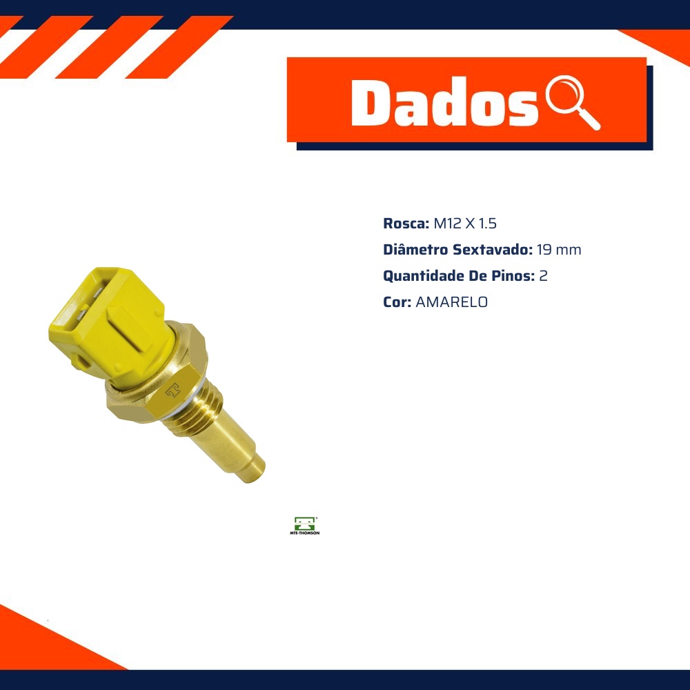 Sensor de Temperatura Água para Fiat Strada - MTE-THOMSON - 4063