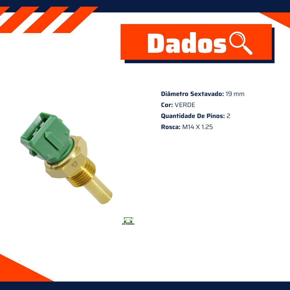 Sensor de Temperatura Água para Citroen Berlingo e Peugeot 406 - MTE-THOMSON - 4069
