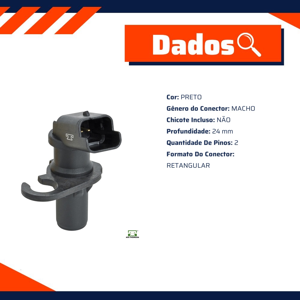 Sensor de Rotação do Motor para Citroen Berlingo e Peugeot Partner - MTE-THOMSON - 70417