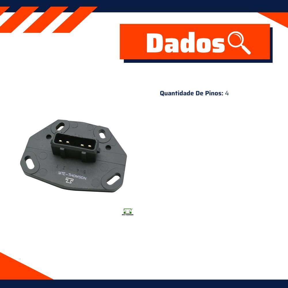 Sensor de Posição da Borboleta Tps para Fiat Tipo e Peugeot 106 - MTE-THOMSON - 7265