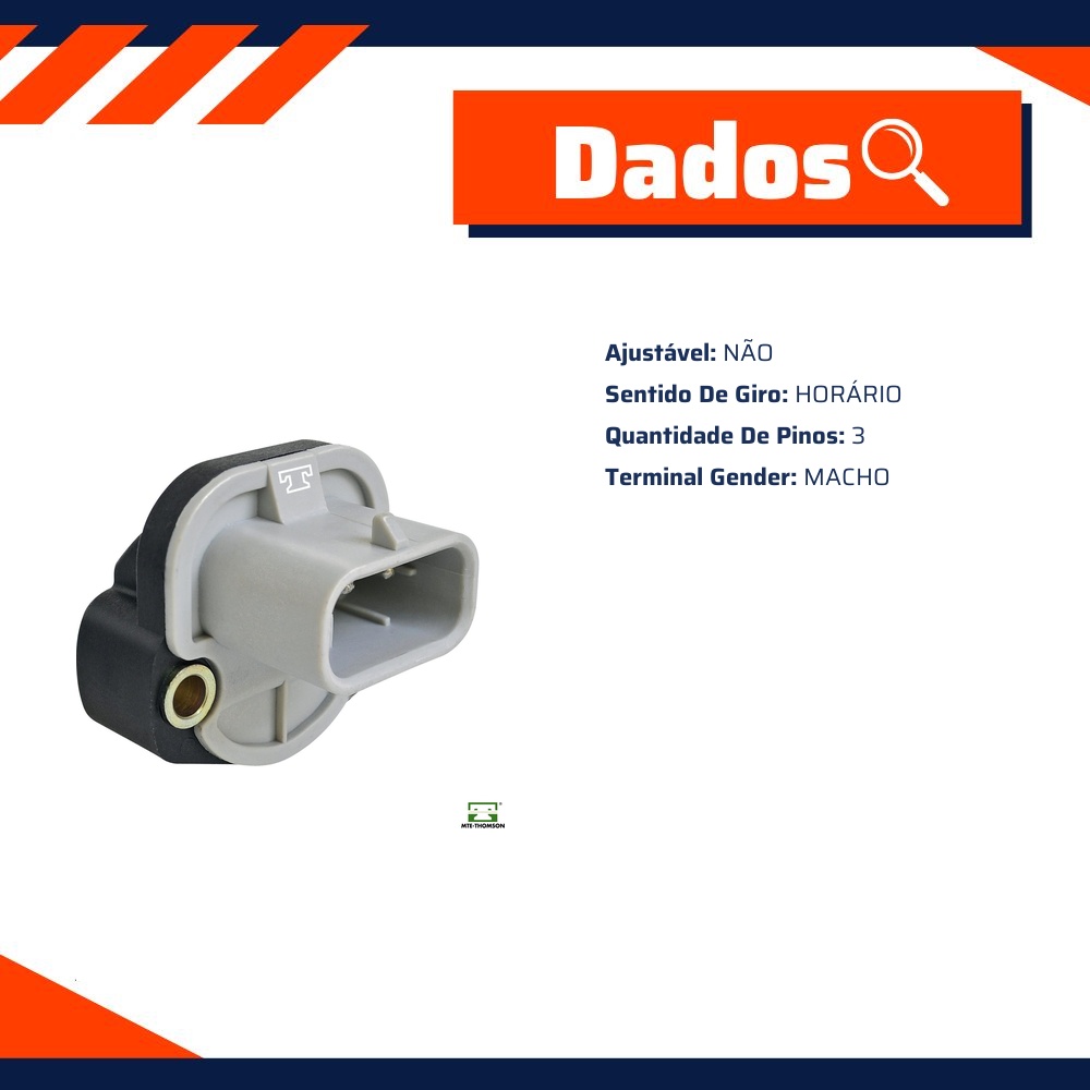 Sensor de Posição da Borboleta Tps para Jeep Grand Cherokee - MTE-THOMSON - 7283