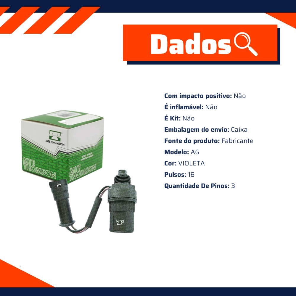 Sensor de Velocidade para Chevrolet Ipanema e Kadett - MTE-THOMSON - 7306