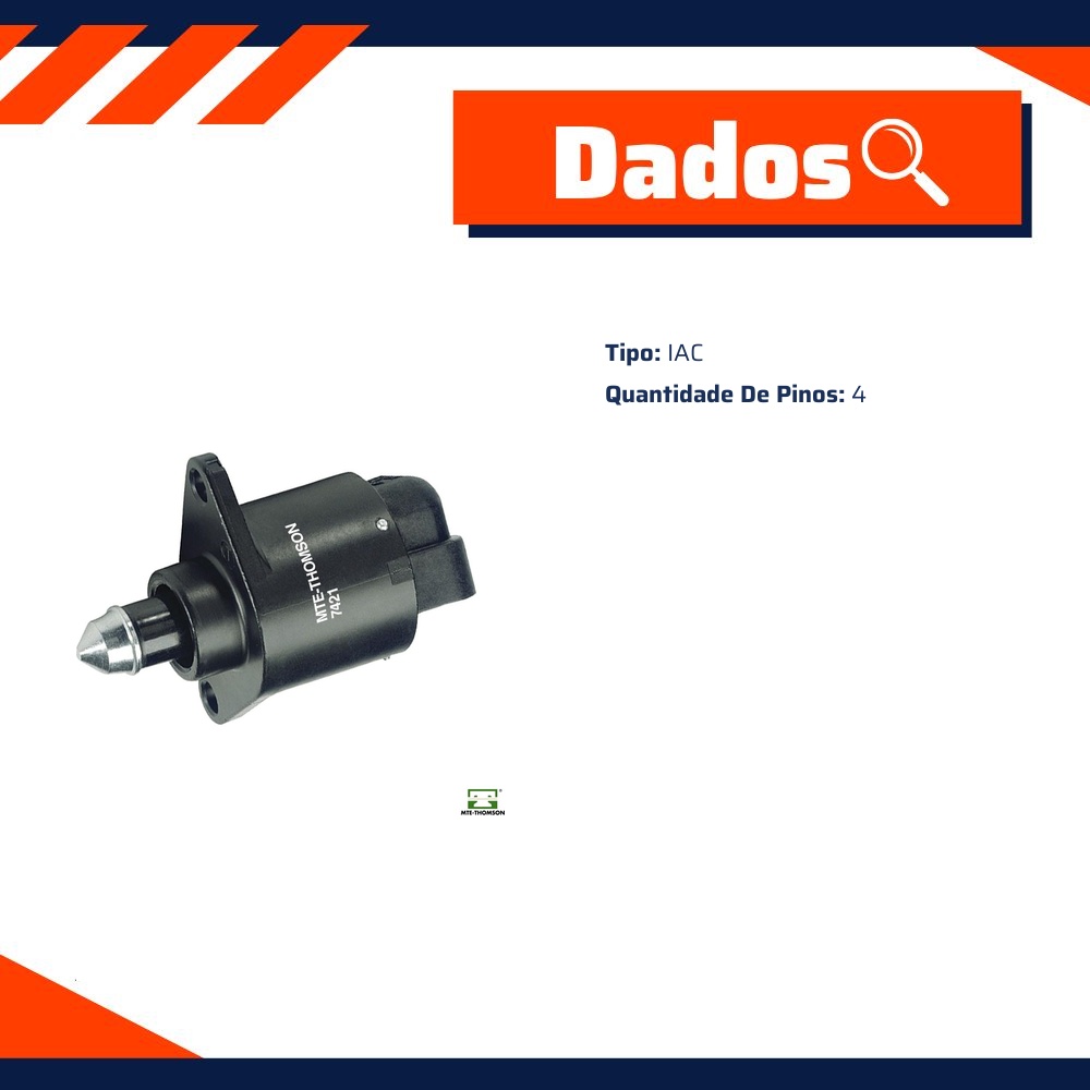 Atuador de Marcha Lenta para Citroen Xsara e Peugeot Partner - MTE-THOMSON - 7421