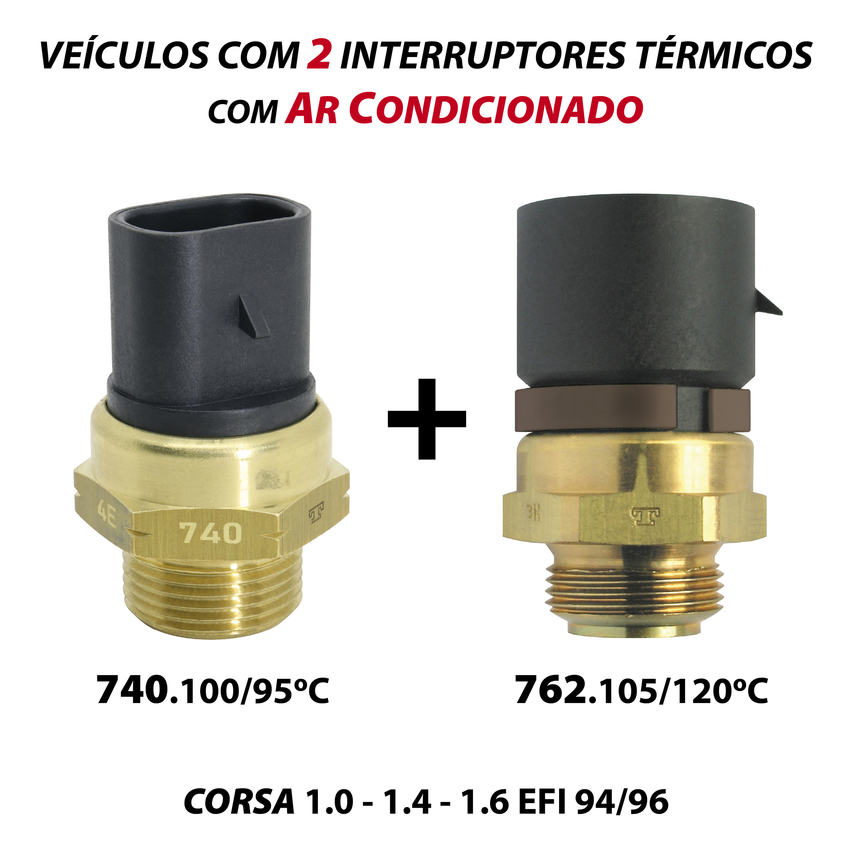 Interruptor Térmico do Radiador - MTE - 762.105/120