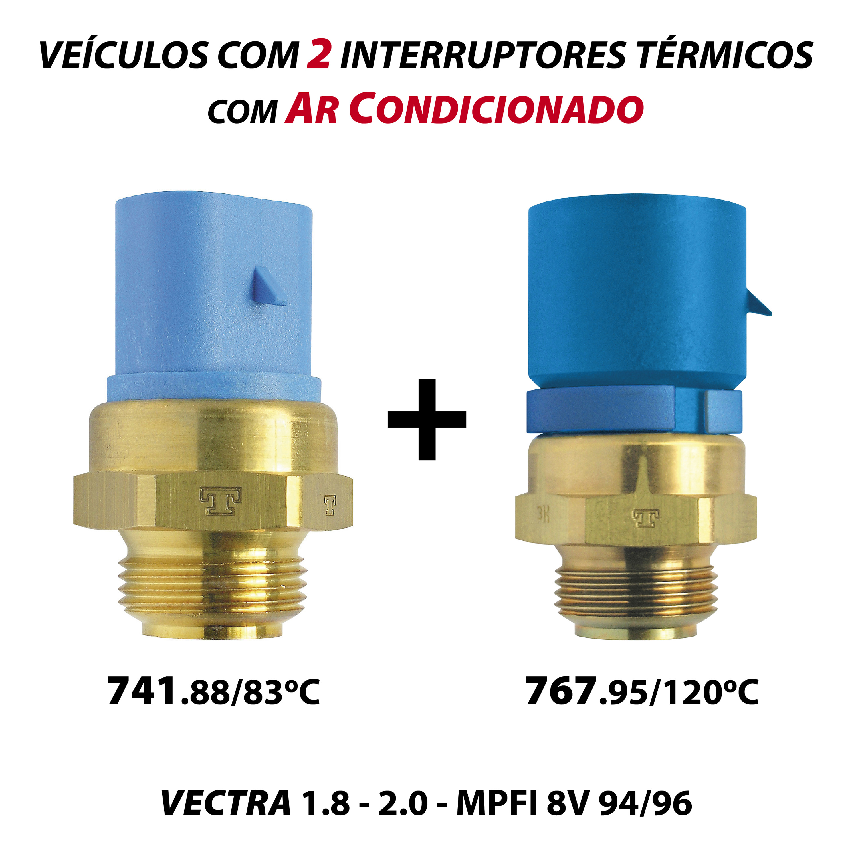 Interruptor Térmico do Radiador - MTE - 767.95/120