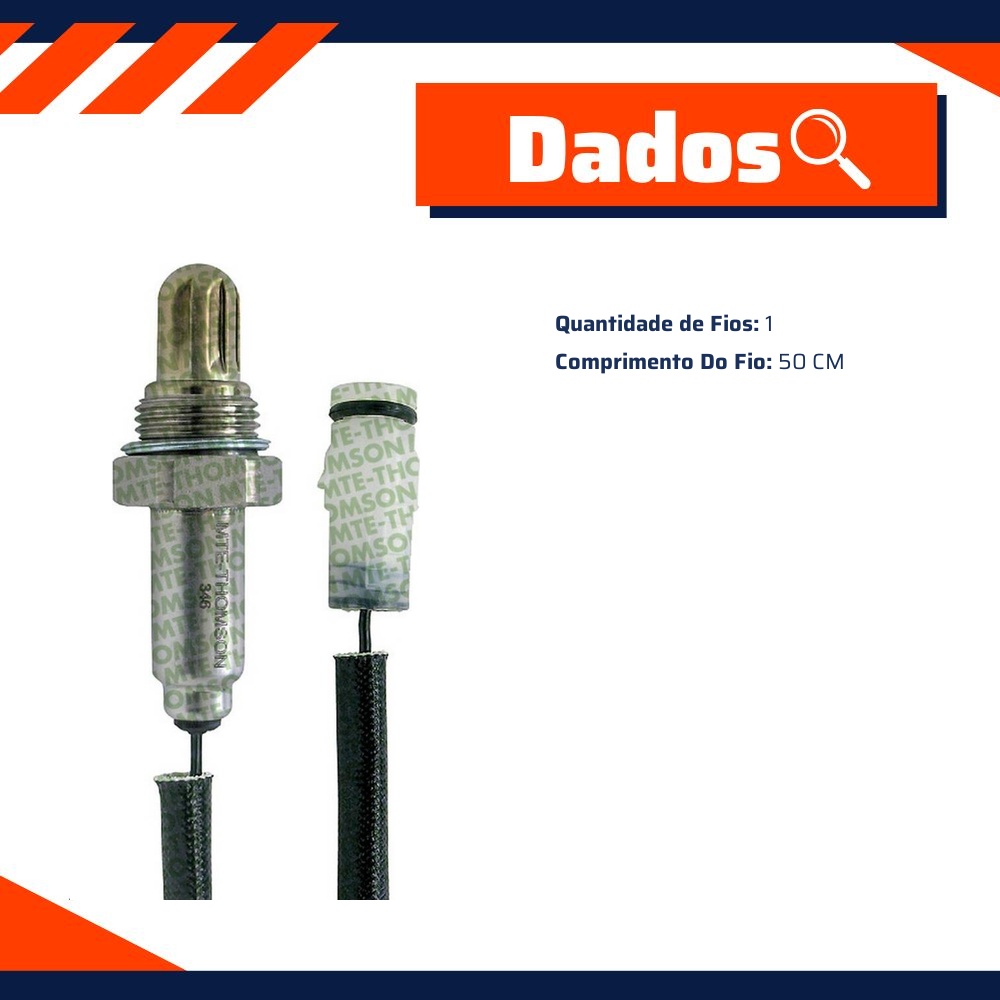 Sonda Lambda Convencional - MTE - 7819.10.050