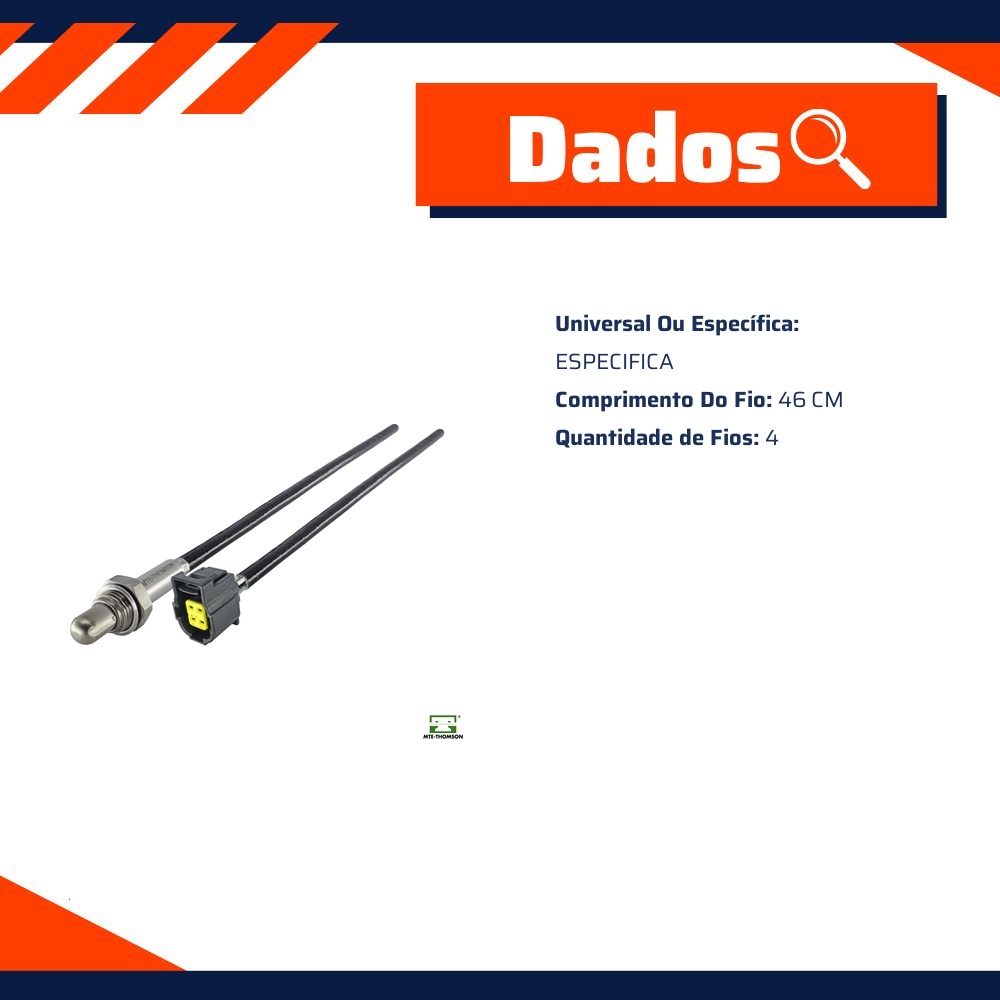 Sonda Lambda para Chrysler PT Cruiser - MTE-THOMSON - 7893.40.046