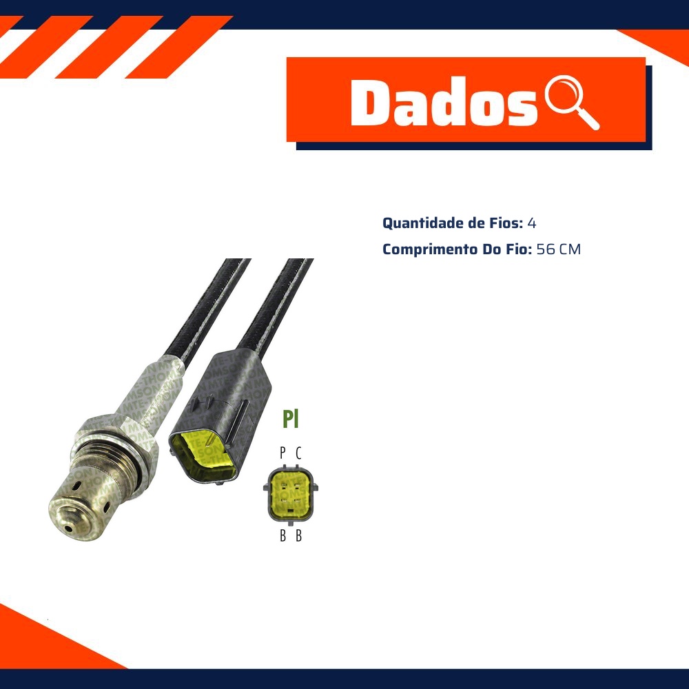 Sonda Lambda Planar - MTE - 8813.47.056