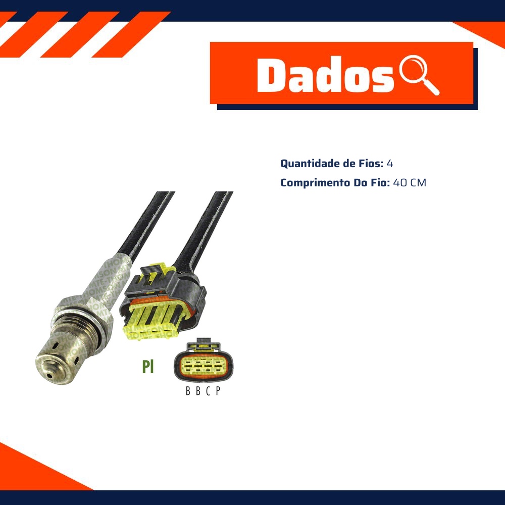 Sonda Lambda Planar para Chevrolet Omega - MTE-THOMSON - 8879.45.040