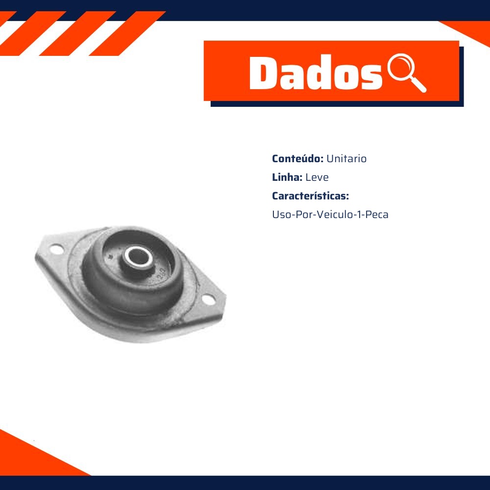 Coxim do Câmbio/ Suporte do Radiador - Monroe Axios - 021.0282