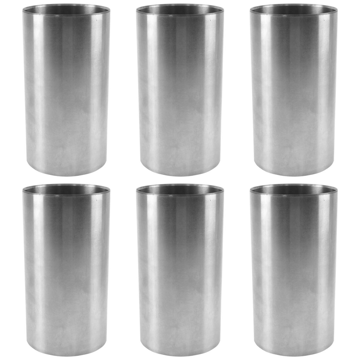 Jogo 6 Camisas De Cilindro Std - Mahle Metal Leve - C9302 STD